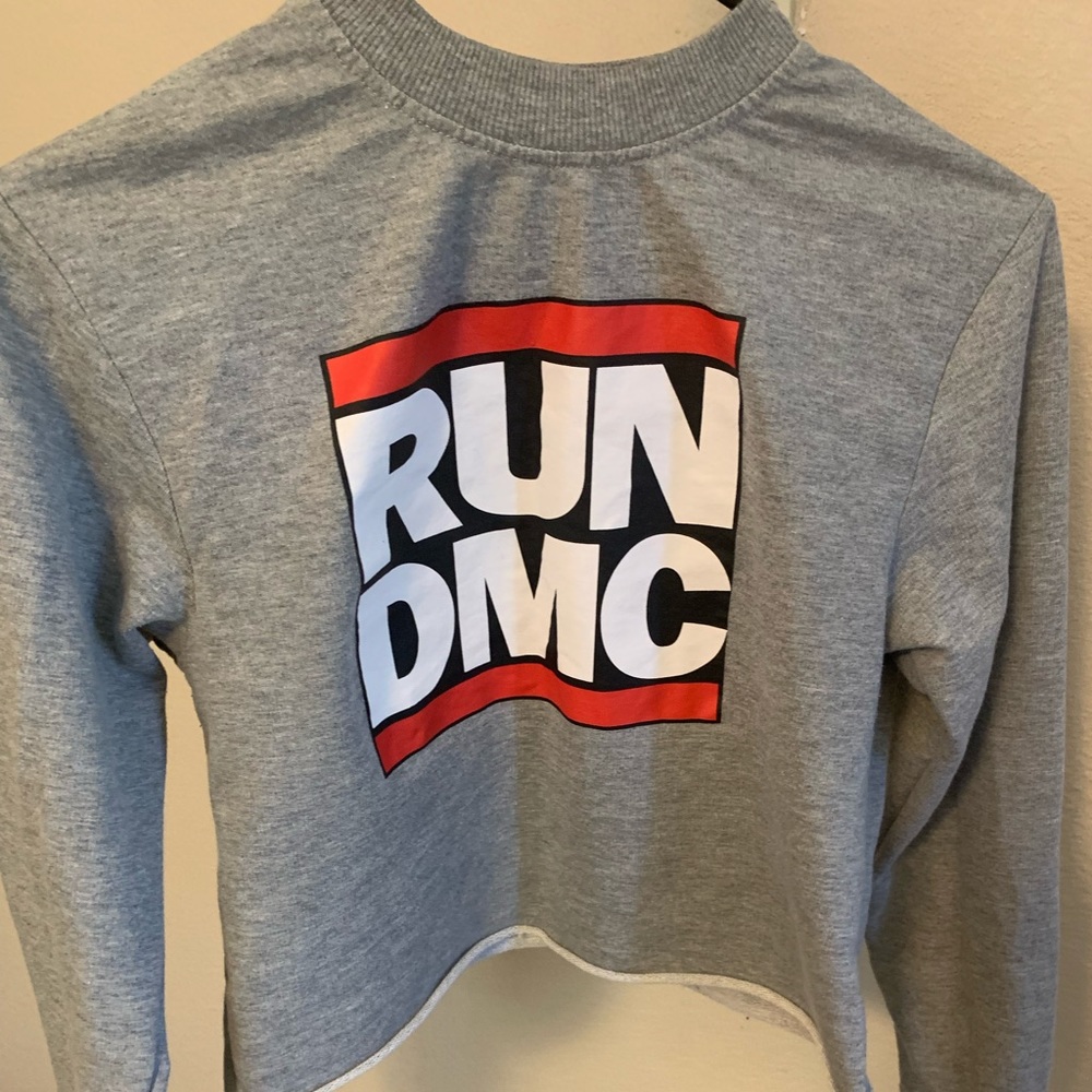 RUN DMC XS Women’s crop-top sweatshirt